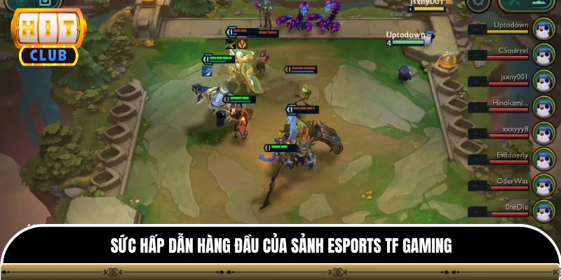 Sức hấp dẫn hàng đầu của sảnh Esports tf gaming